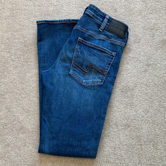 Silver Jeans Other - Silver Jeans Men's Dark Blue Straight Jeans Size 32x34